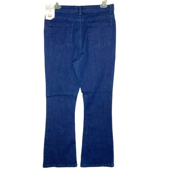 Free Assembly Women's High Rise Flare Jeans, Dark Wash Size 18 Bootcut NWT New - Picture 4 of 6
